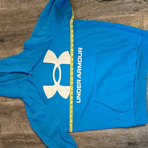 Under Armour Sweatshirt, Size: Large, Teal Blue - Picture 2 of 4
